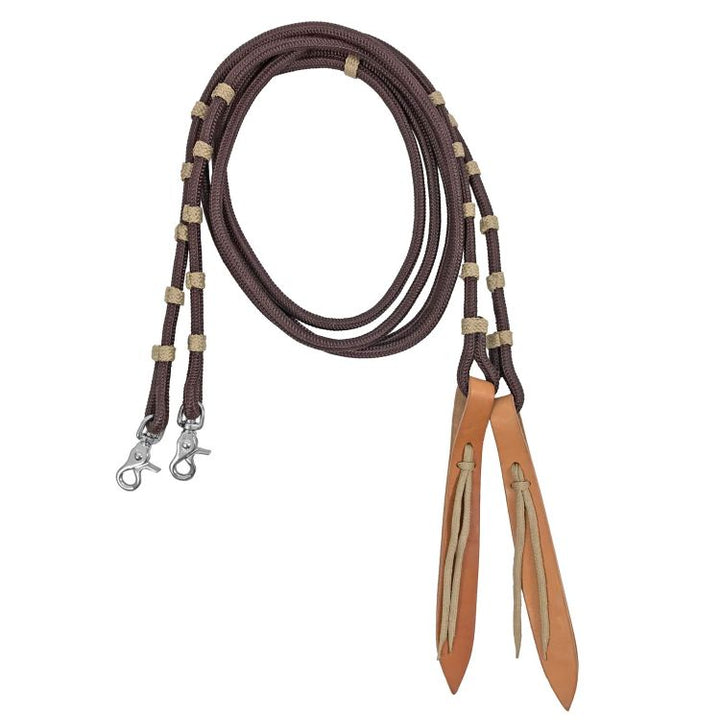 Lakota Nylonzügel mit Lederklappe RE00099