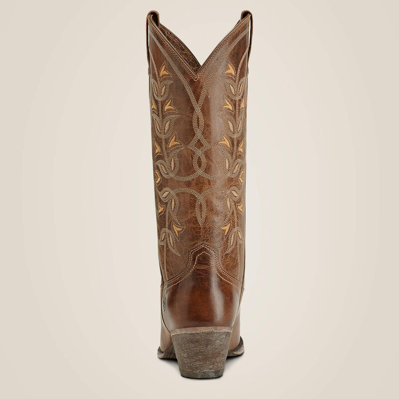 Ariat desert holly almond toe western boot for ladies