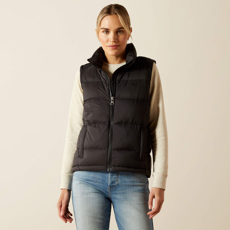 Ariat ultra puff down vest for ladies