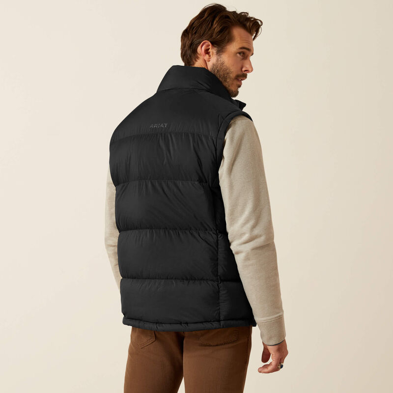 Ariat ultra puff down vest for men