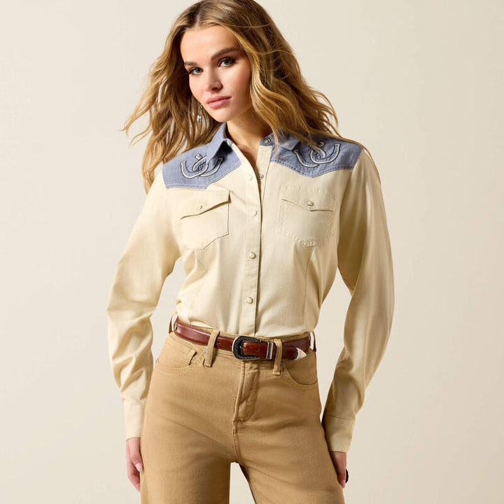 Ariat horseshoe Western Snap Shirt