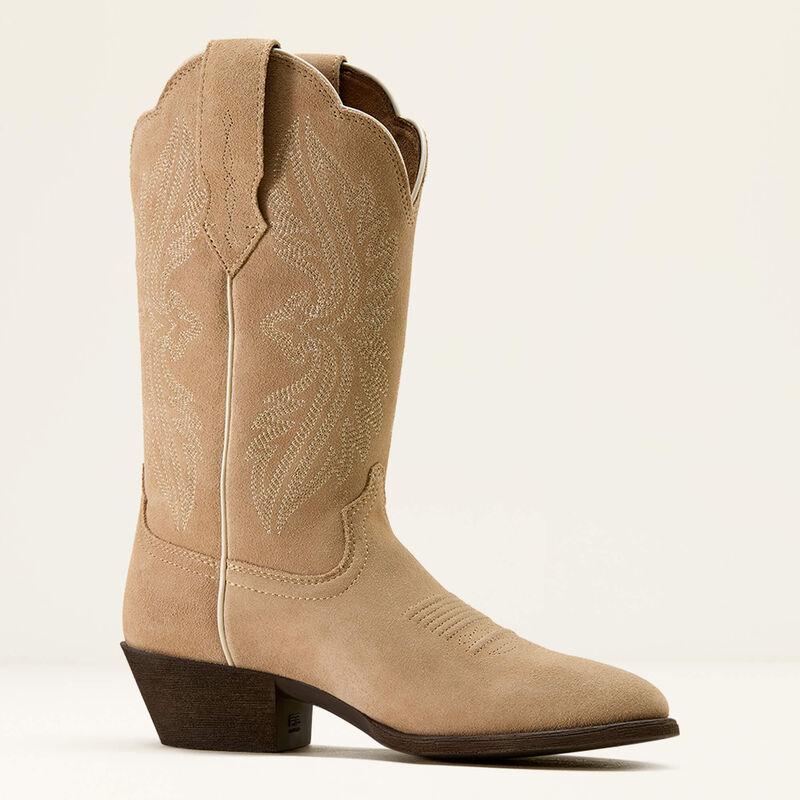 Botte western stretch fit Ariat Heritage R Toe pour femme