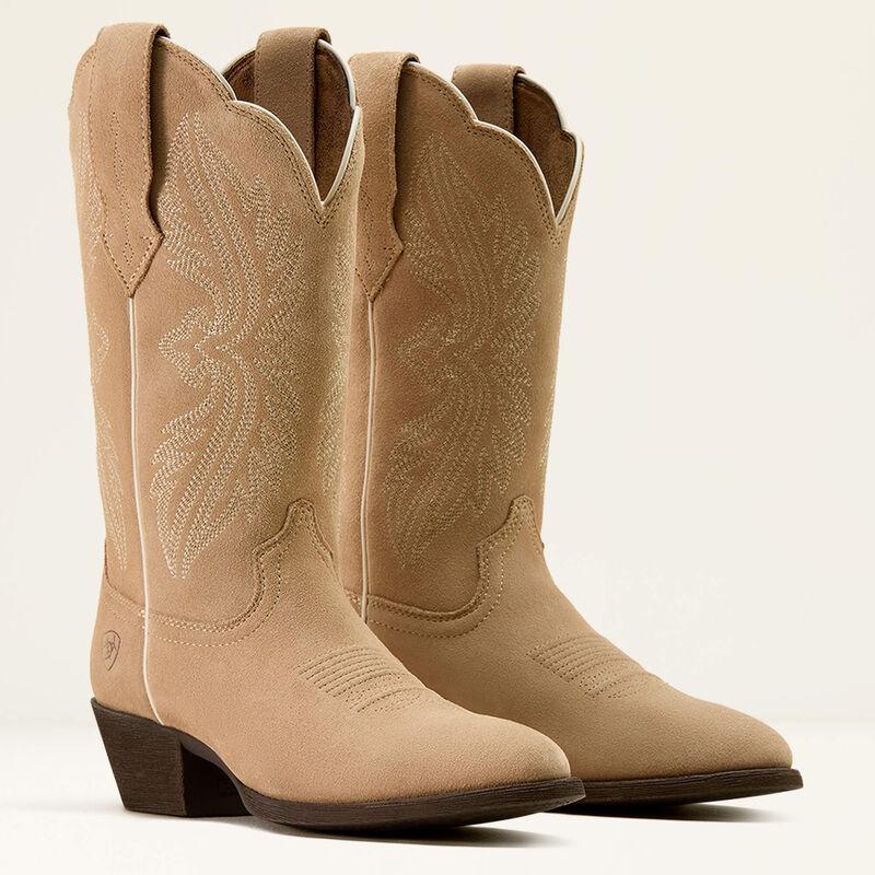 Botte western stretch fit Ariat Heritage R Toe pour femme