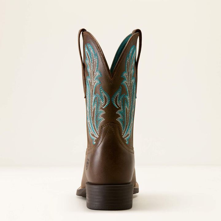 Ariat Round Up Filly Westernlaars met brede vierkante neus voor dames