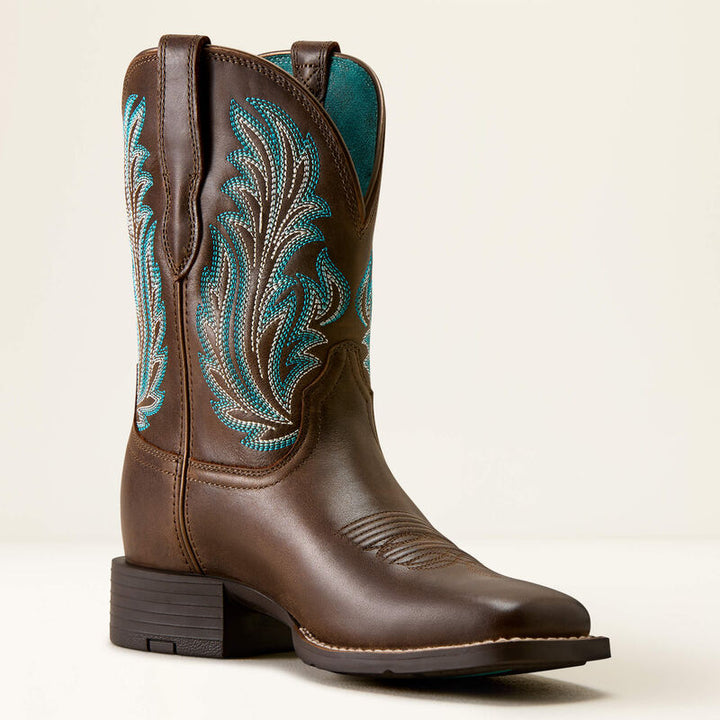Ariat Round Up Filly Westernlaars met brede vierkante neus voor dames