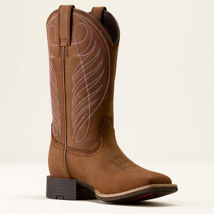 Ariat Roundup waterdichte westernlaars met brede vierkante neus voor dames