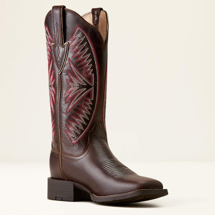 Ariat Round Up Ruidoso Westernlaars met brede vierkante neus voor dames