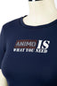 Animo fray t- shirt for ladies