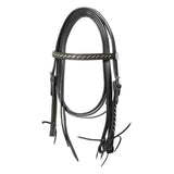 Lakota western silver wire bridle with reins BR00086