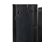 Equestro black hardware saddle cabinet ETS 02101