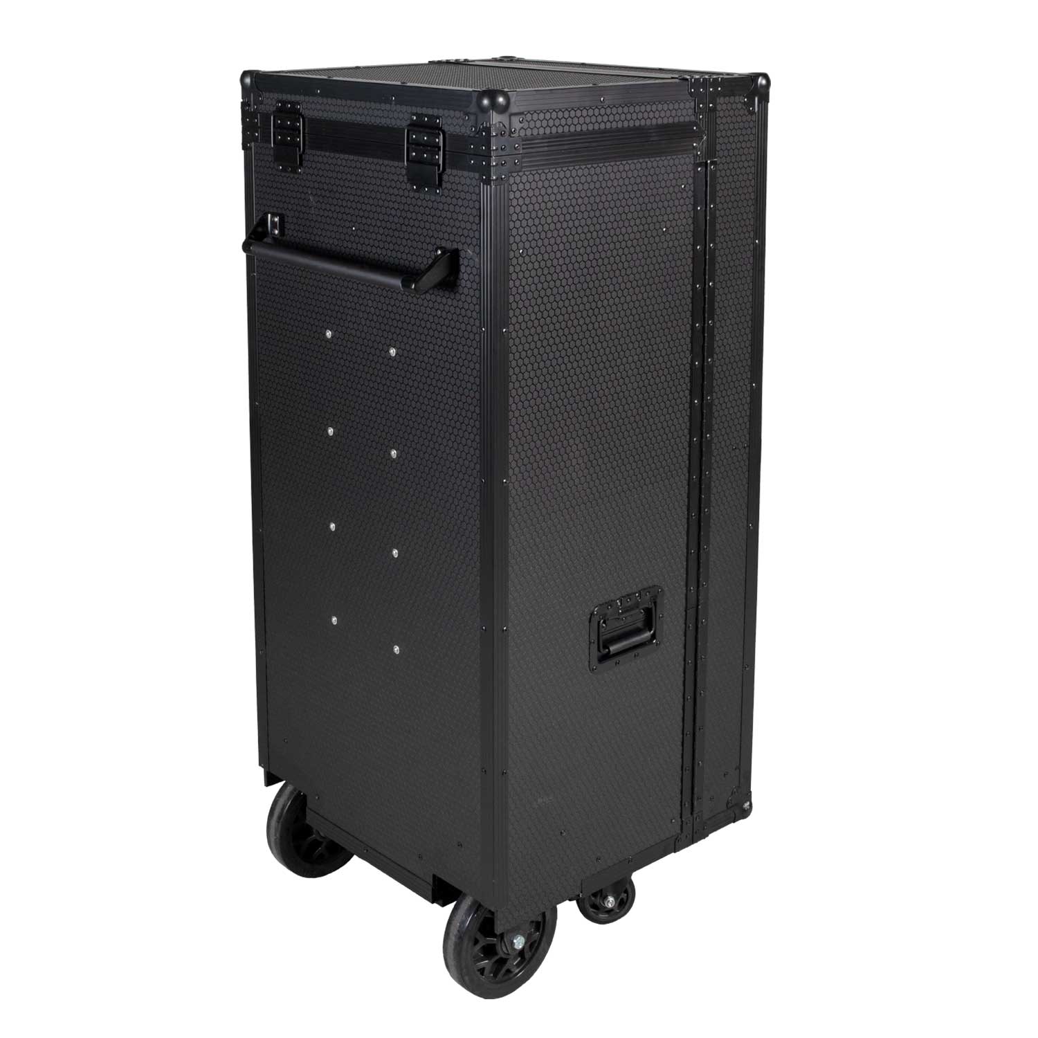 Equestro black hardware saddle cabinet ETS 02101