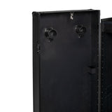 Equestro black hardware saddle cabinet ETS 02101