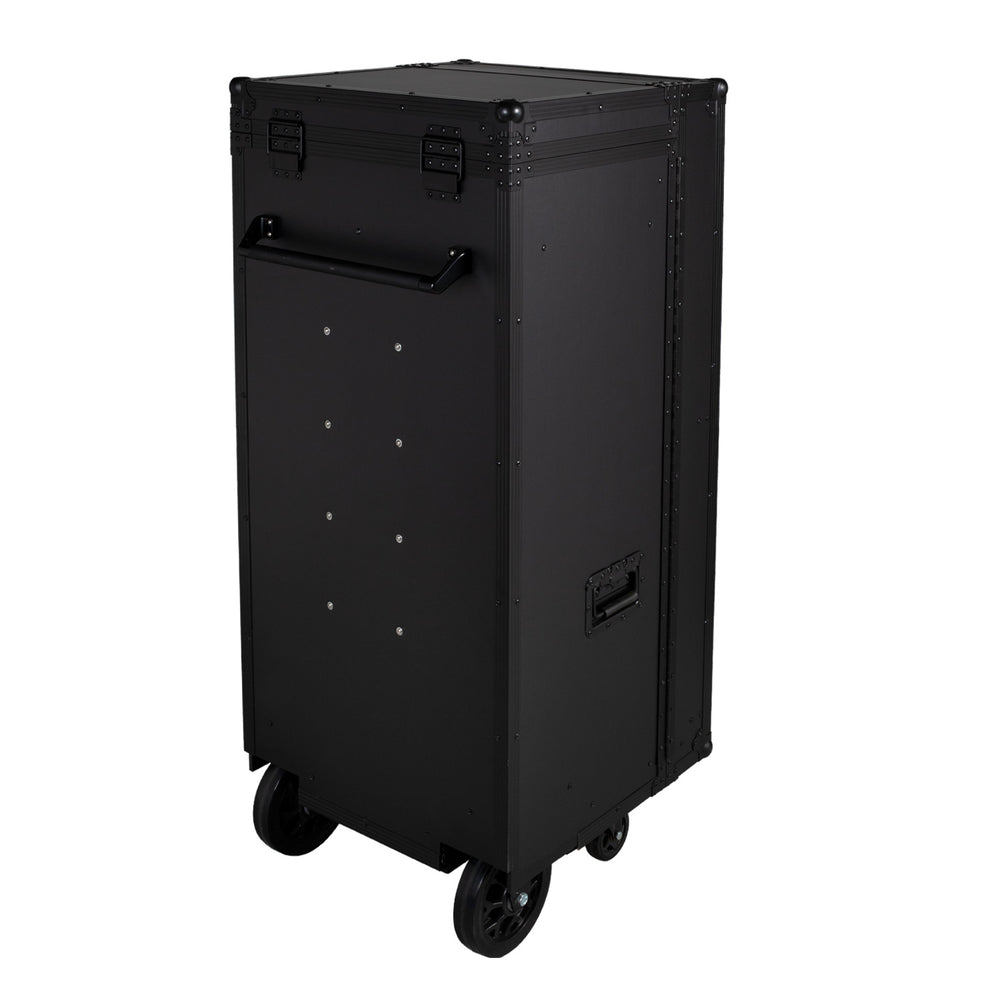 Equestro black hardware saddle cabinet ETS 02101