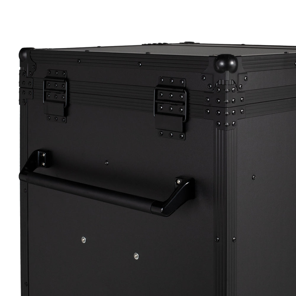 Equestro black hardware saddle cabinet ETS 02101