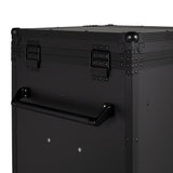 Equestro black hardware saddle cabinet ETS 02101