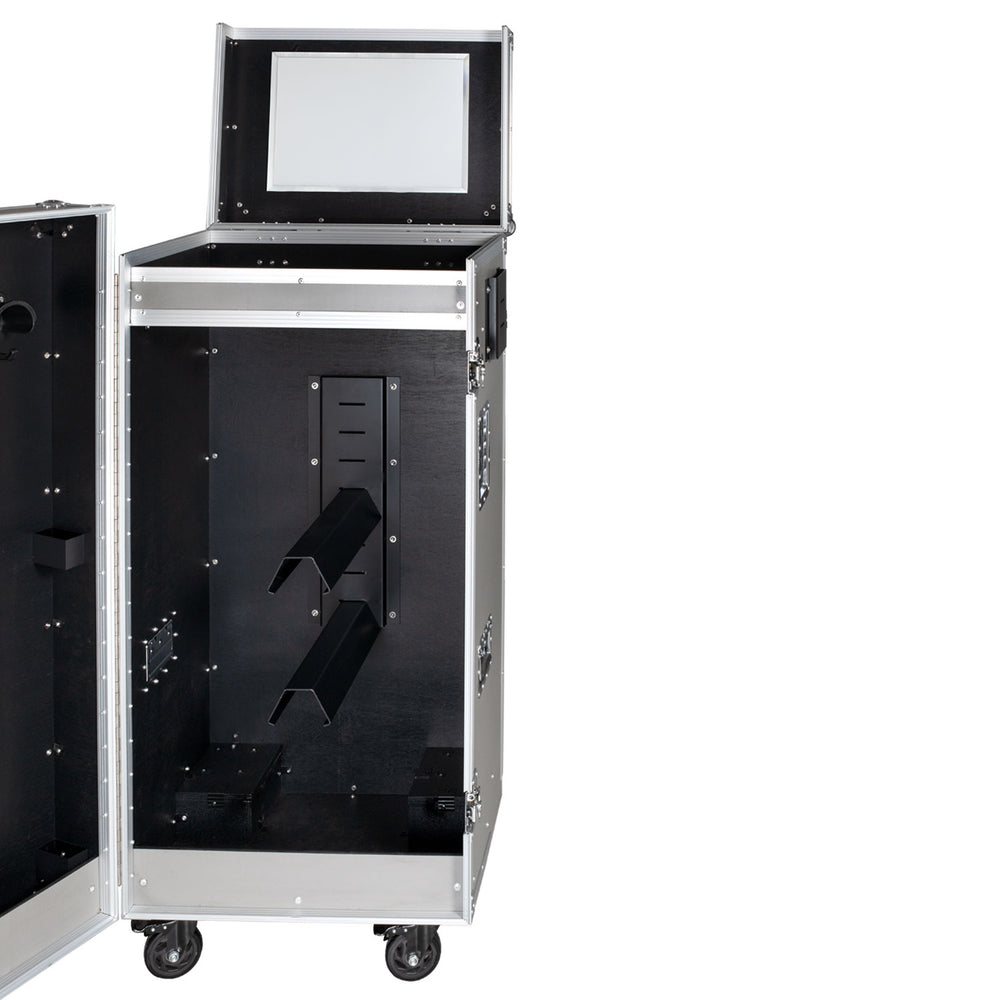 Equestro silver hardware saddle cabinet ETS 02102