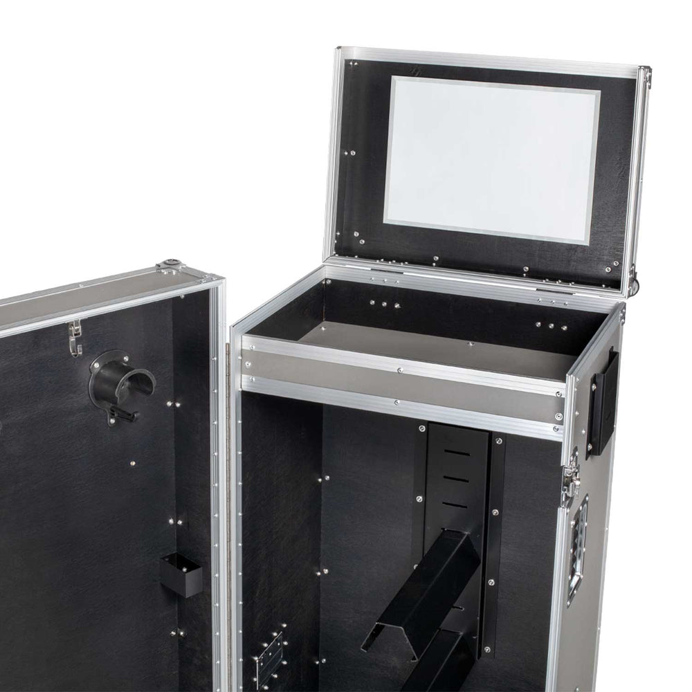 Equestro silver hardware saddle cabinet ETS 02102