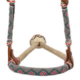 Pool's Sandperlen-Bosal-Set mit Cotton-Mecate-Zügeln
