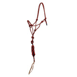Pool's knotted rope halter with lead PLH03017